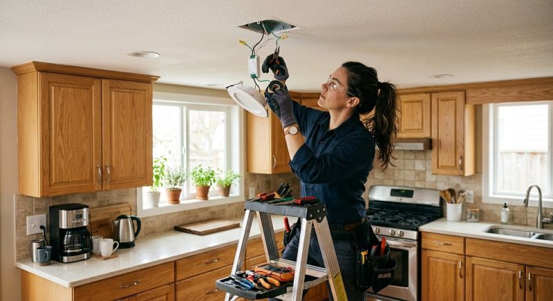 Kitchen Lighting Replacement Service